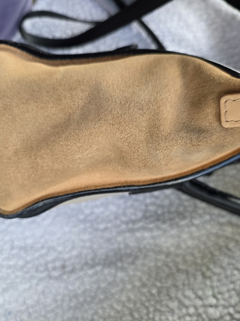 Celine Black and Cream Mini Luggage Bag with Tan Sides - Picture 10 of 16